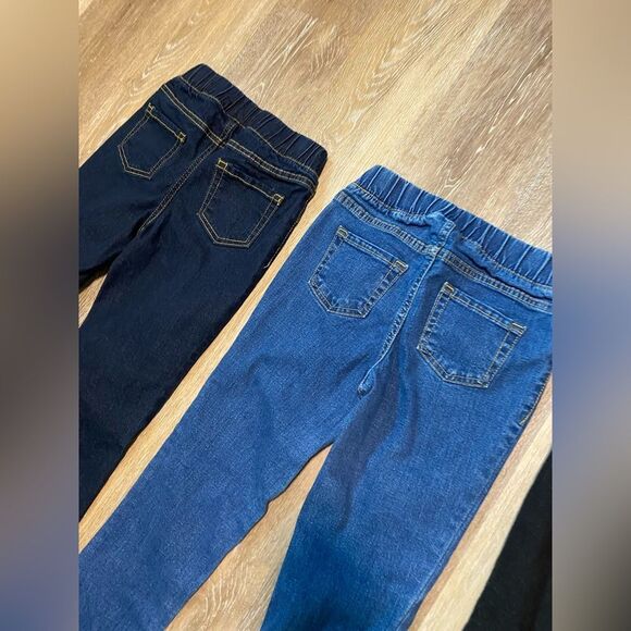 Girls Bundle of 4 Pull-On skinny jeans jegging school uniform pants 10 - Picture 12 of 13